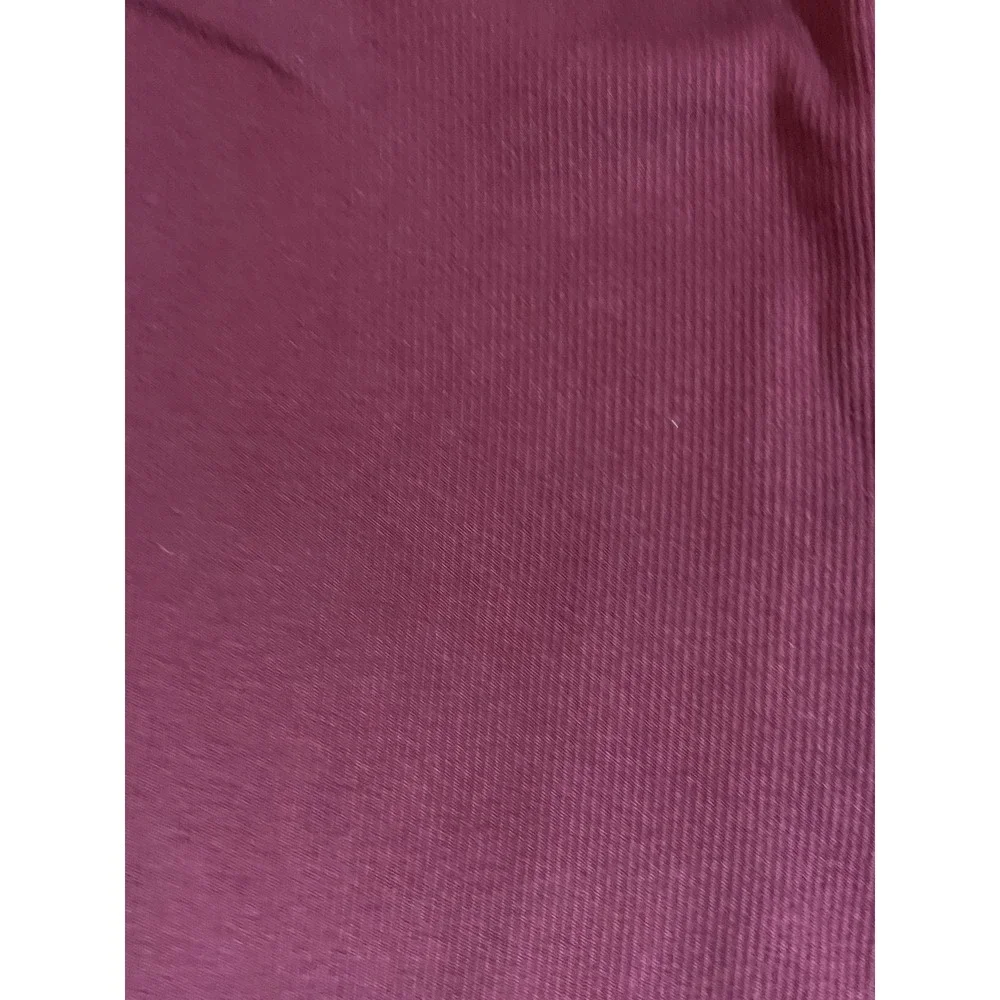 American Giant Burgundy Ribbed Turtleneck Long Sleeve Top Made in USA Small - Picture 2 of 5